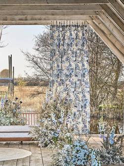 Harlequin Alotau Furnishing Fabric - view 2, Celestial/Ink