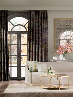 Harlequin Gorgonian Furnishing Fabric - view 2, Expresso/Positar