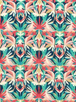 Harlequin Melora Furnishing Fabric, Brazilr/Ink/Amaz