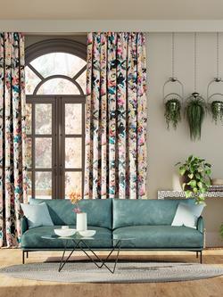 Harlequin Dance Of Adornment Furnishing Fabric - view 2, Pom/Groun/Incense