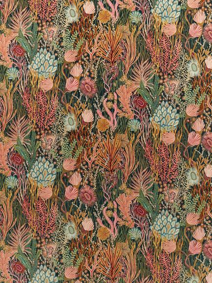 Harlequin Acropora Furnishing Fabric, Brazilianrose/Nectar