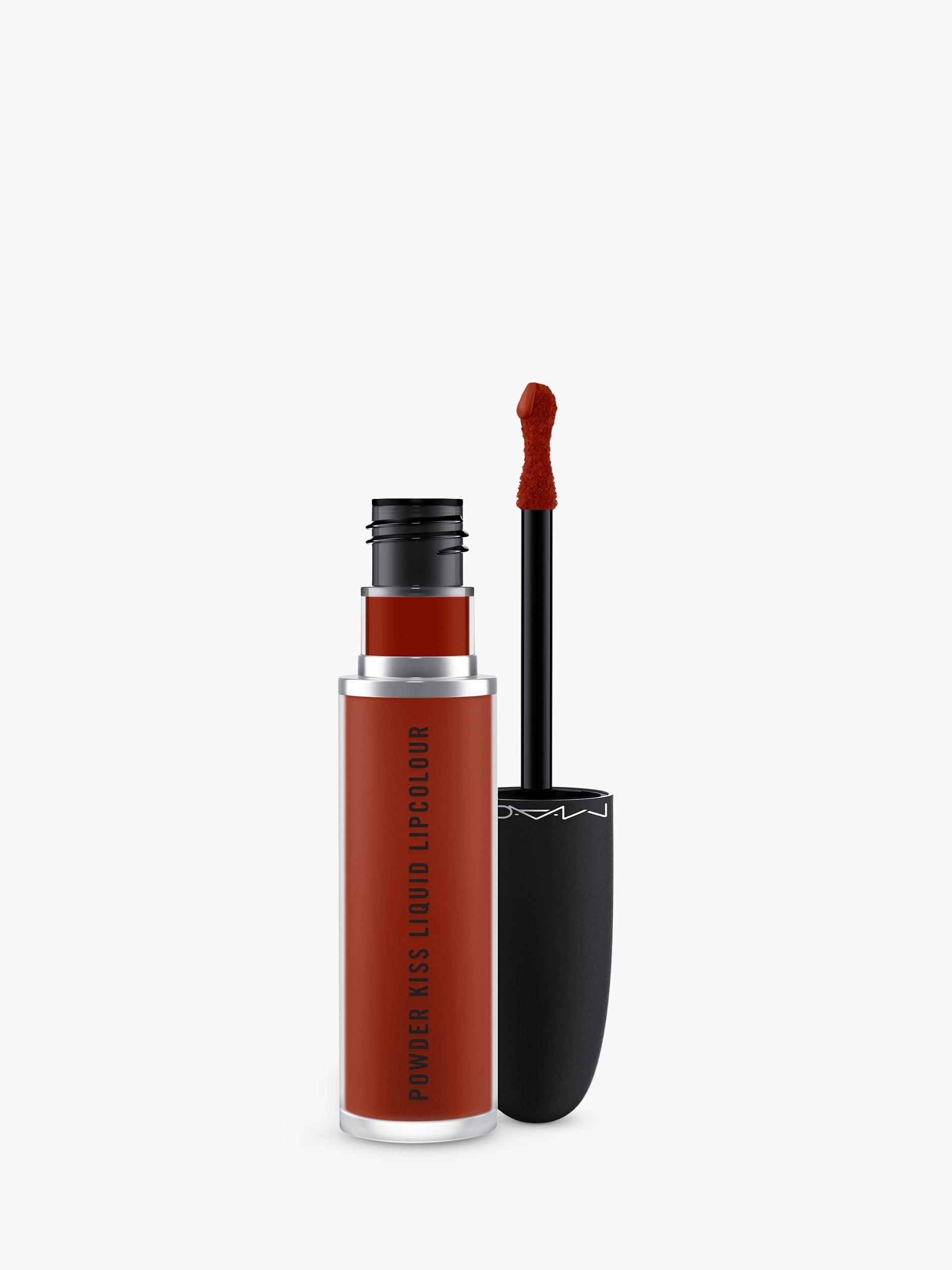 Product image 1 of 6, which shows MAC Powder Kiss Liquid Lip Colour, Marrakesh-mere