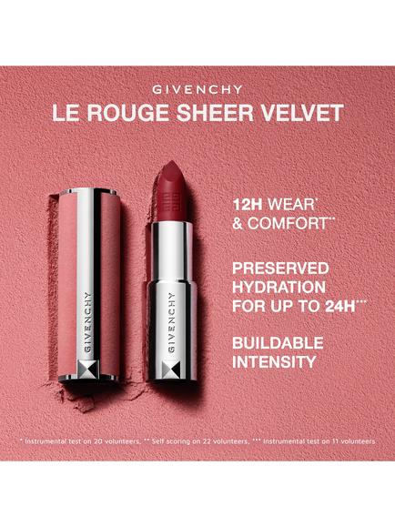Givenchy Le Rouge Sheer Velvet Refillable Matte Lipstick - view 2, 10 Beige Nu