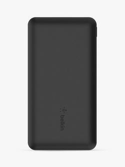 Belkin 10K 3-Port Portable Power Bank, Black