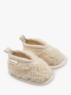 BINIBAMBA Binibooties Merino Wool Booties, Milk, Milk