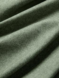 John Lewis Brushed Tweed Textured Plain Fabric, Green, Price Band A - view 2, Brushed Tweed Green