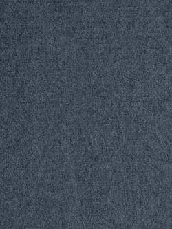 John Lewis Brushed Tweed Textured Plain Fabric, Navy, Price Band A, Brushed Tweed Navy