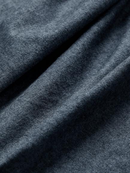 John Lewis Brushed Tweed Textured Plain Fabric, Navy, Price Band A - view 2, Brushed Tweed Navy