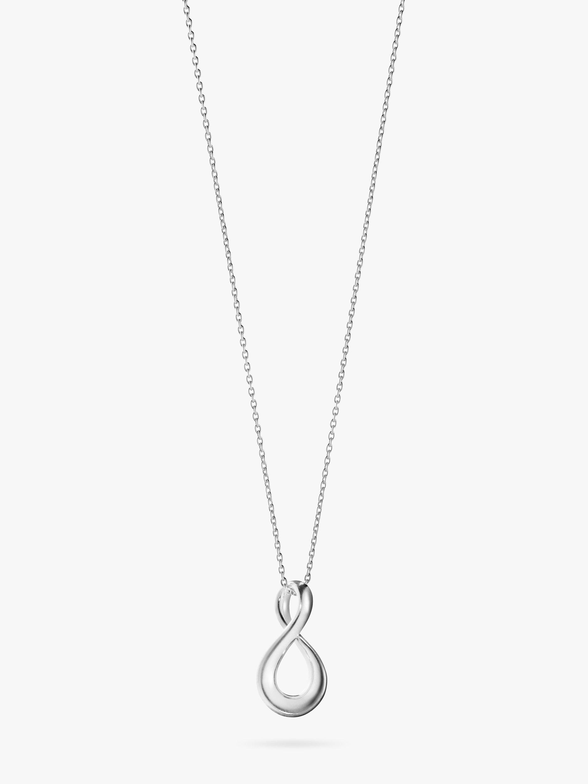 Product image 1 of 4, which shows Georg Jensen Infinity Pendant, Silver