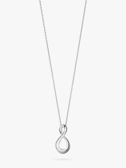 Georg Jensen Infinity Pendant, Silver, Silver