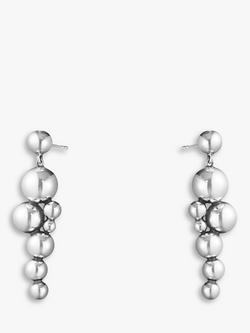 Georg Jensen Moonlight Grapes Drop Earrings, Silver, Silver