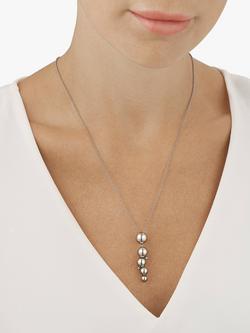 Georg Jensen Moonlight Grapes Pendant, Silver - view 2, Silver