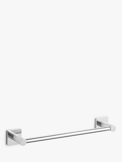John Lewis Lux Towel Rail, W38.5cm, Silver