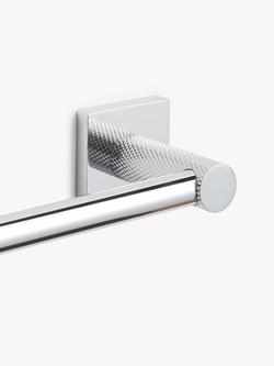 John Lewis Lux Towel Rail, W38.5cm - view 2, Silver