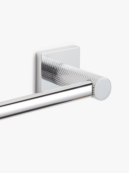 John Lewis Lux Towel Rail, W38.5cm - view 2, Silver