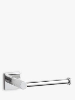 John Lewis Lux Toilet Roll Holder, Silver