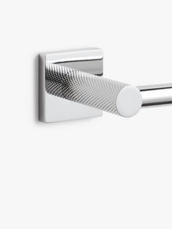 John Lewis Lux Toilet Roll Holder - view 2, Silver