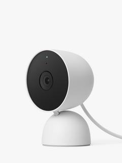 Google Nest Cam Indoor Security Camera, Wired, White