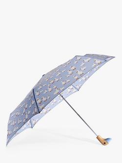 Fulton L927 Curio-2 UV Duck Curio Umbrella, Grey/White, Grey/White
