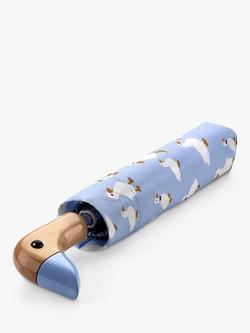 Fulton L927 Curio-2 UV Duck Curio Umbrella, Grey/White - view 2, Grey/White