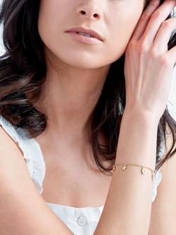 Melissa Odabash Crystal Charm Bracelet, Gold - view 2, Gold