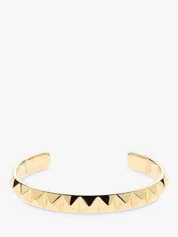 Melissa Odabash Pyramid Bangle, Gold, Gold
