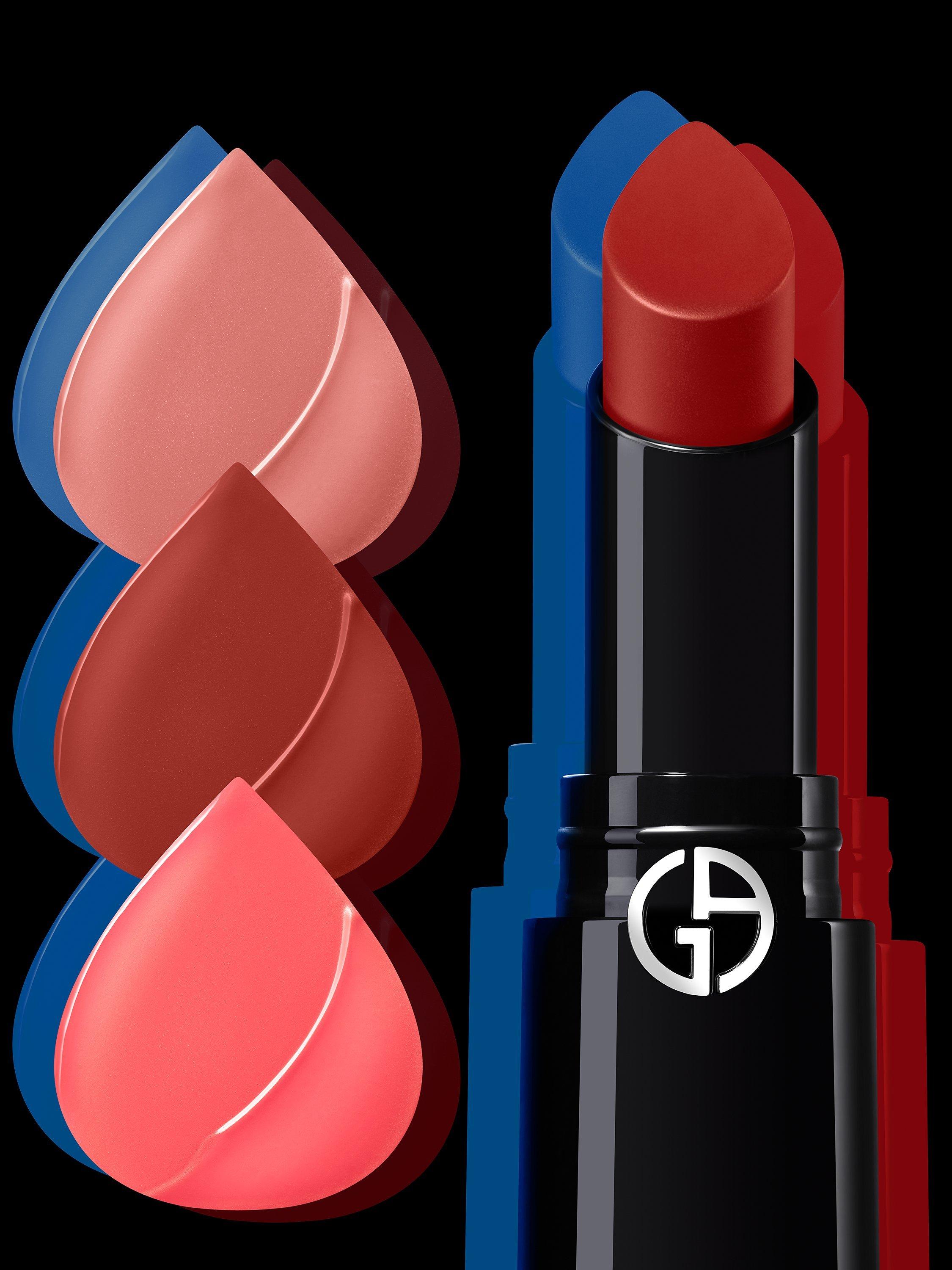 Product image 5 of 7, which shows Giorgio Armani Lip Power Vivid Colour Long Wear Lipstick, 108 In Love