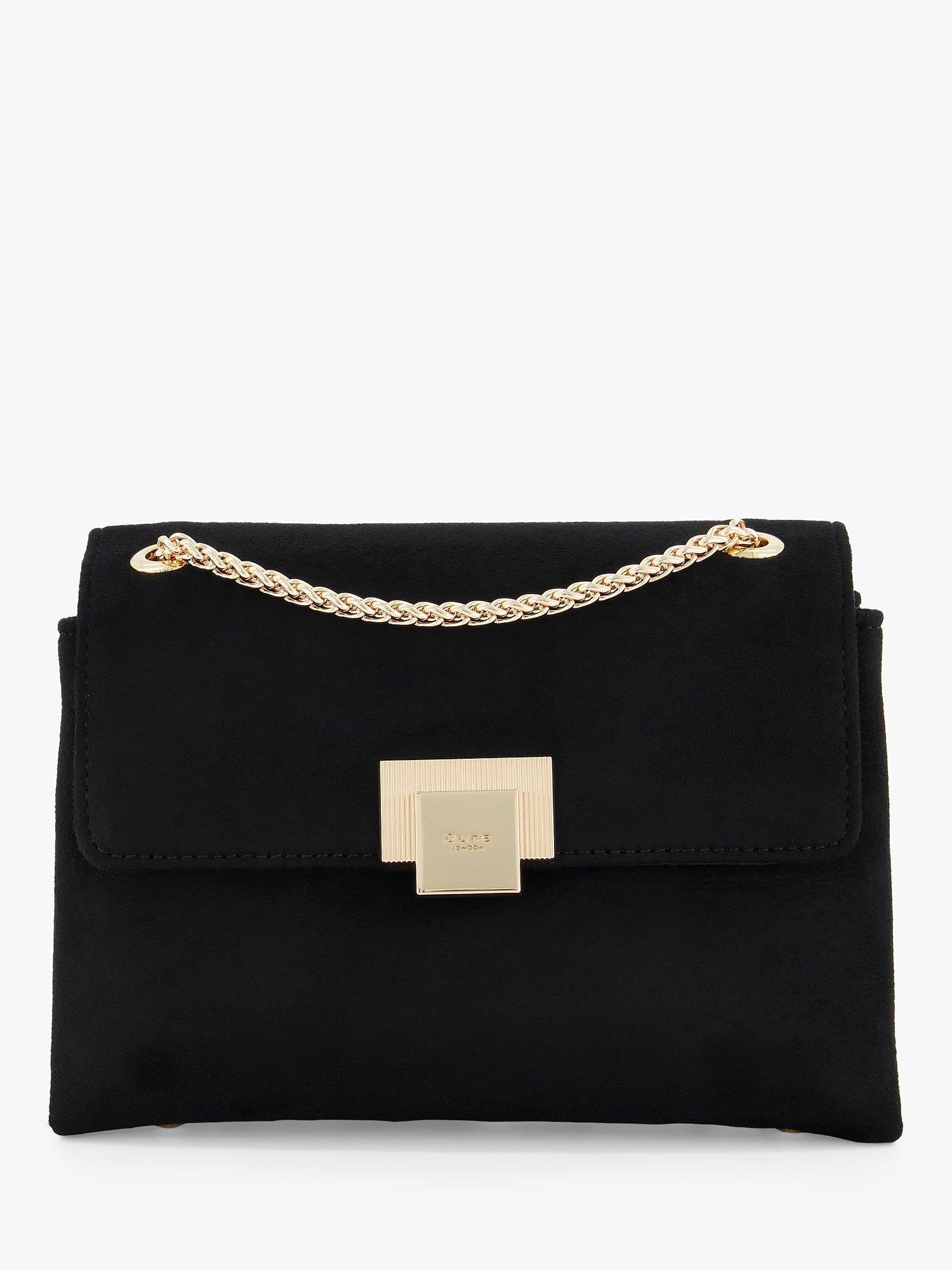 Dune Bondi Clutch Bag, Black
