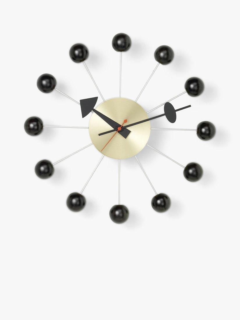 Vitra George Nelson Ball Analogue Wall Clock, 33cm, Black
