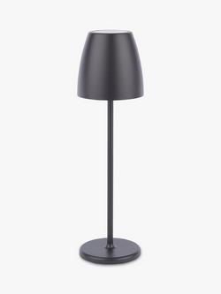 Där Munich LED Rechargeable Outdoor Table Lamp, Black - view 2, Black