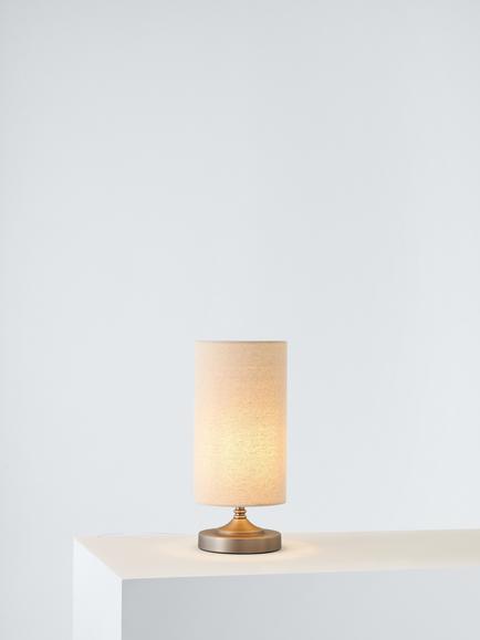 John Lewis Isabel Mini Touch Table Lamp, Antique Pewter