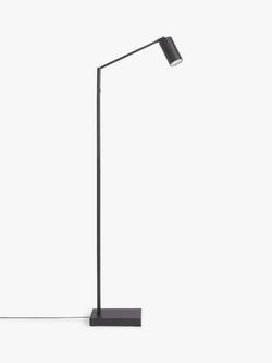 John Lewis Spot LED Floor Lamp, Black - view 2, Black