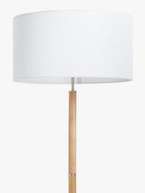 John Lewis Parawood Floor Lamp, Light Brown
