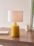 John Lewis Annie Table Lamp, Saffron 1