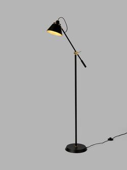 John Lewis Bureau Floor Lamp, Matt Black, Matt Black