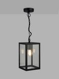 John Lewis Potter Pendant Outdoor Light, Black