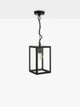 John Lewis Potter Pendant Outdoor Light, Black