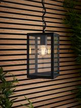 John Lewis Potter Pendant Outdoor Light, Black