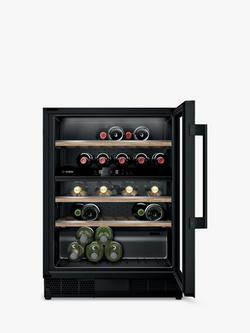Bosch Series 6 KUW21AHG0G Integrated 44-Bottle Wine Cooler, 