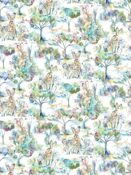 Voyage Grassmere Furnishing Fabric - view 2, Sweetpea