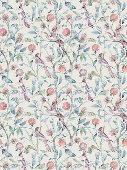Voyage Colyford Furnishing Fabric - view 2, Loganberry