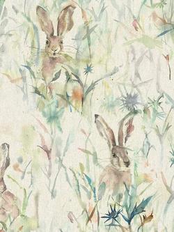 Voyage Jack Rabbit Furnishing Fabric, Cream