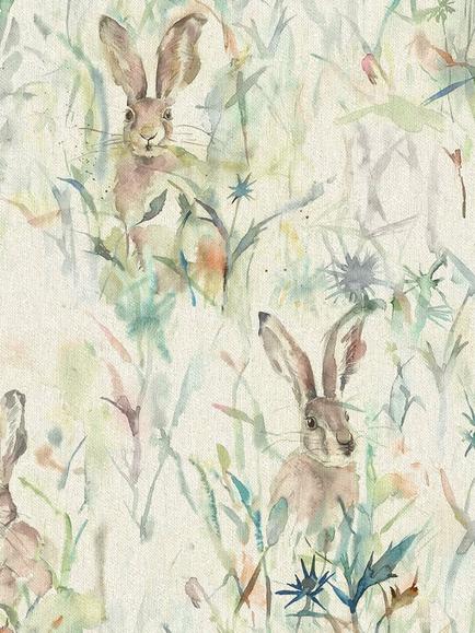 Voyage Jack Rabbit Furnishing Fabric, Cream