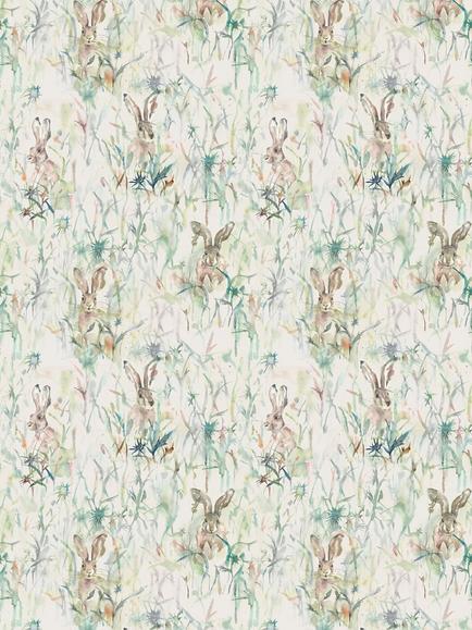 Voyage Jack Rabbit Furnishing Fabric - view 2, Cream