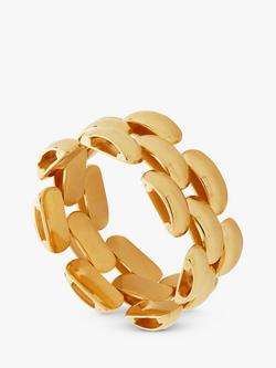 Monica Vinader Chain Ring, Gold, Gold