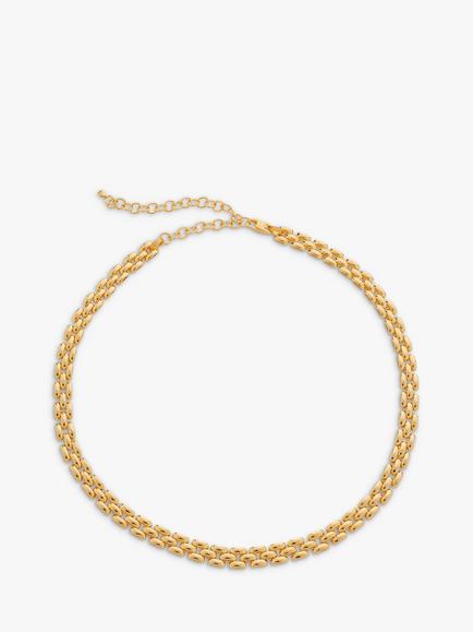 Monica Vinader Heirloom Necklace, Gold, Gold