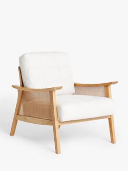 John Lewis Gondola Club Chair, Light Leg, Natural, Natural
