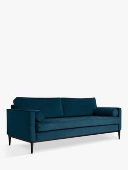 Swyft Model 02 Large 3 Seater Sofa, Teal Velvet