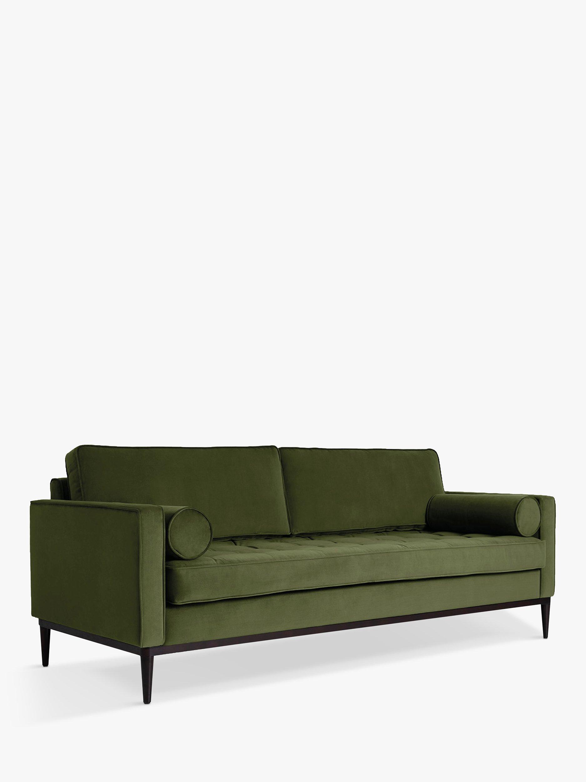 Model 02 Range, Swyft Model 02 Large 3 Seater Sofa, Vine Velvet