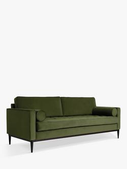 Swyft Model 02 Large 3 Seater Sofa, Vine Velvet